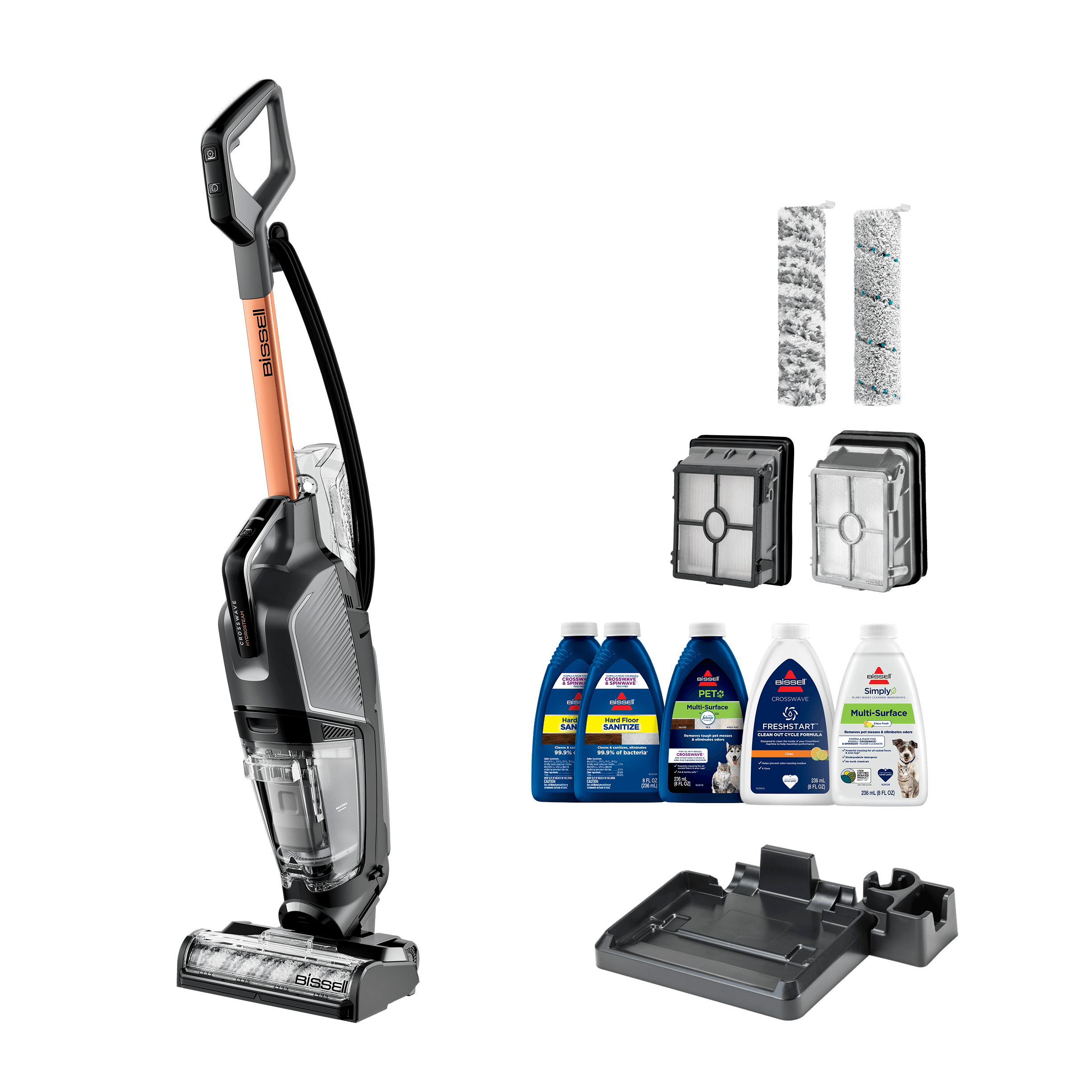 CrossWave® HydroSteam® Plus Wet Dry Vac Exclusive Bundle