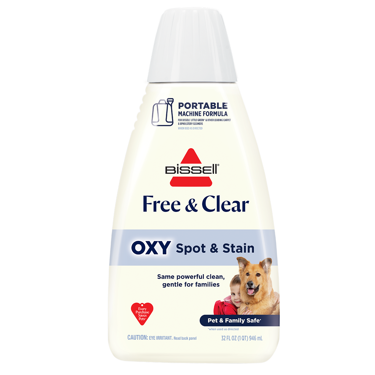 Little Green™ Pet OXY Free & Clear Formula for Portable Carpet Cleaners